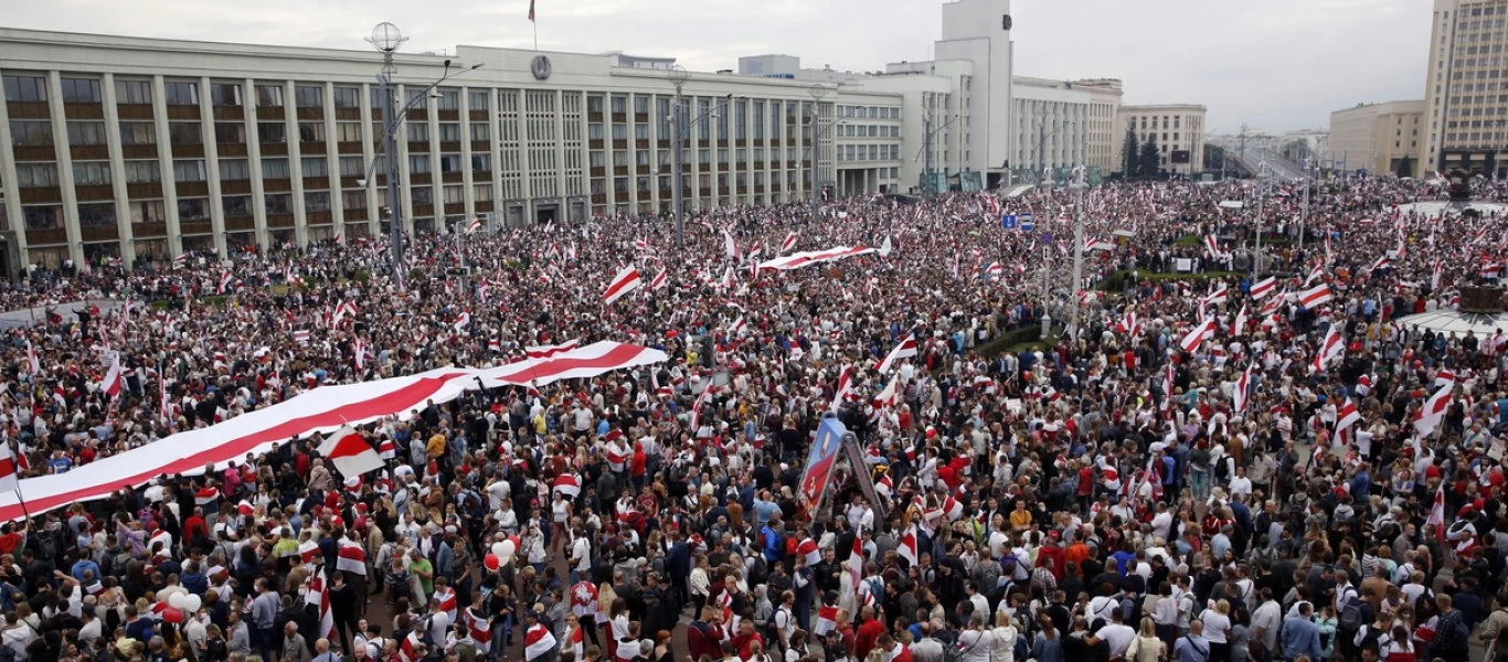Επιχείρηση «Νόμος και Τάξη» στη Λευκορωσία: Συνελήφθησαν 633 διαδηλωτές χθες (βίντεο)